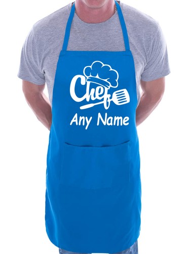 Personalised apron chef your - apron,