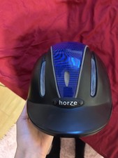 Horze Pacific Defenze Adjustable Horse Riding Helmet L/XL With Camera Holder