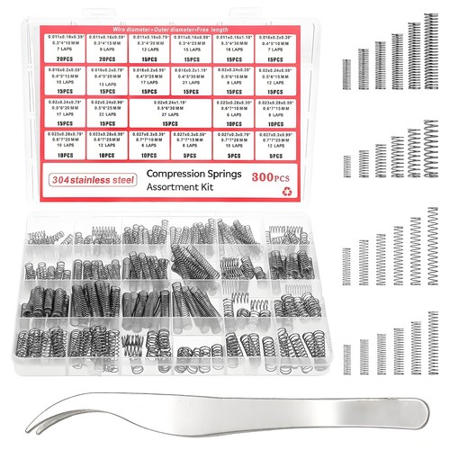 301pcs compression spring set - compression,