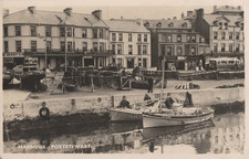Portstewart Harbour Superb RP Postcard showing nets posted Stewartstown 1946