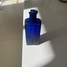 Vintage cobalt blue - blue, empty