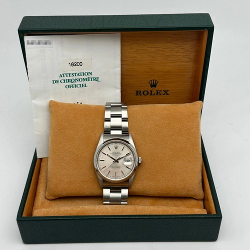Rolex datejust 16200 silver - rolex,