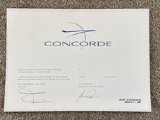 Air France Concorde- RARE card