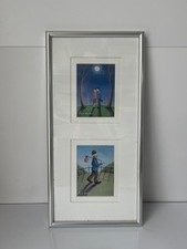 Paul Horton Framed Prints (x2 prints) The Goodnight Kiss, Chester the Tramp
