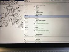 Genuine Peugeot 406  estate REAR RIGHT SIDE INNER WING REINFORCING PANEL 8530F9