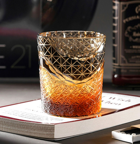 Hand cut edo kiriko crystal - edo,