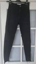 Topshop Black Joni Jeans - Waist 28