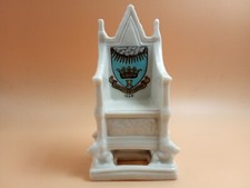 Goss Crested China - HENLEY on THAMES Crest - Westminster Coronation Chair -Goss