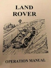 Land Rover Series 1 Operation