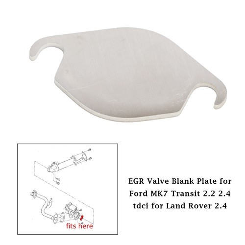 Egr valve blank plate for - valve,