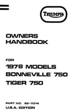 (1324) 1978 Triumph unit 750cc