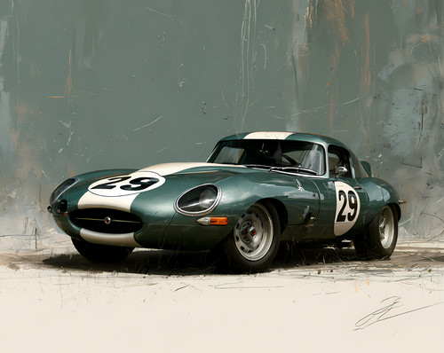 Jaguar type wall art - jaguar,