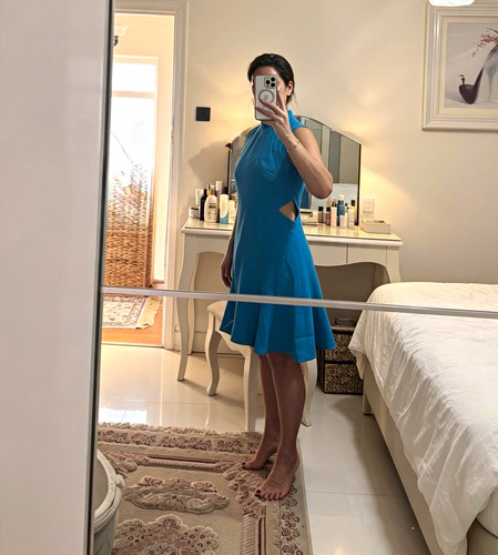 Ted baker blue high neck - blue,