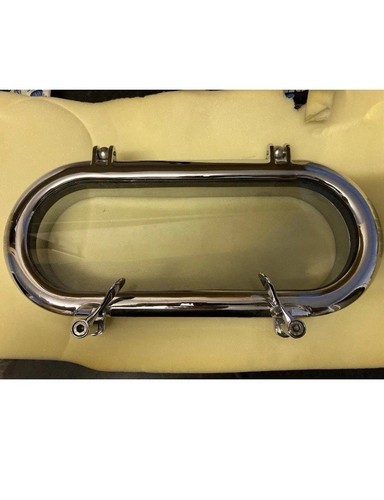 Yacht oval porthole chromed - oval,