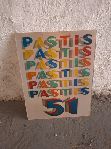 Pastis advertising plaque - 51,