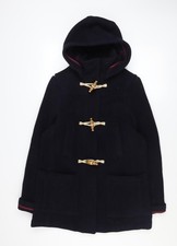 Topshop Women Navy Blue Wool
