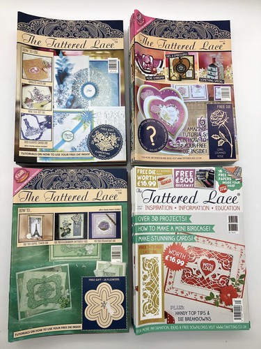 Tattered lace magazines - x,