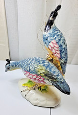 VTG Ceramic Large Quails Pair