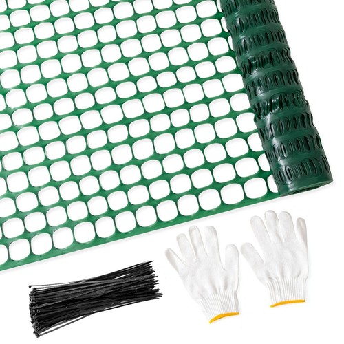 Plastic mesh fence x100 - mesh, fence,