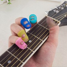 10PCS Thimbles Finger Tip Protectors Sewing Needle Craft Guitar Crochet Silicone