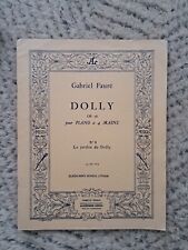 Dolly By Faure For Four Hands Piano Duet