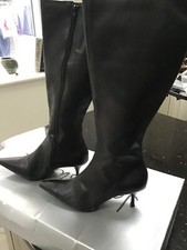Jane Shilton knee length leather boots - Size  38- Brand new with box