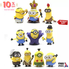 10 Pcs Set Kawaii Minions Toys