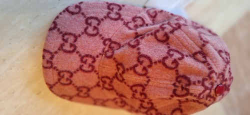 Gucci print cap pink - print,