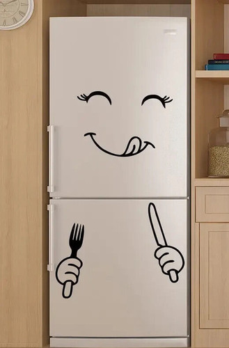 Fridge freezer stickers smiley - stickers,