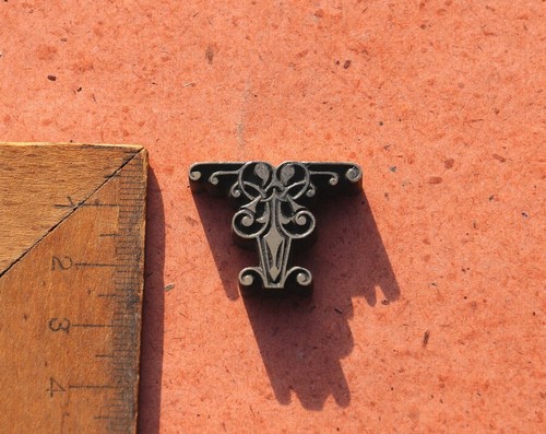 Brass ornament bookbinding - brass,