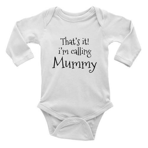 Calling mummy baby grow - baby,