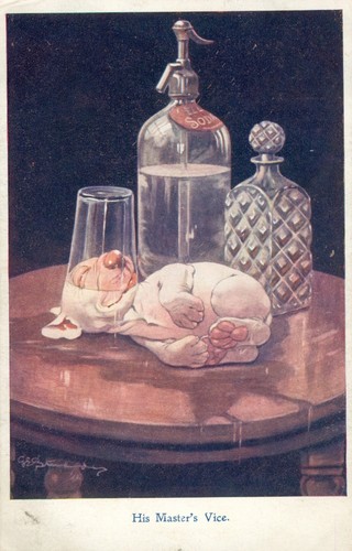 Bonzo postcard george - postcard, e