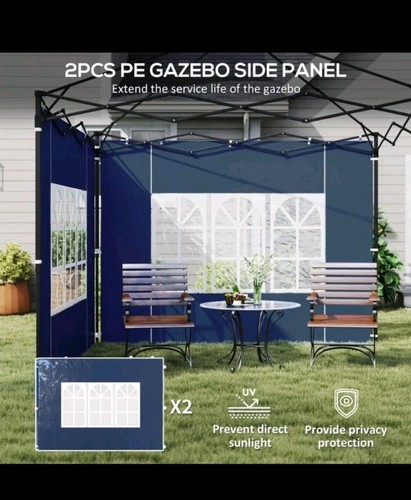 Gazebo side panels 2m - side, 3m