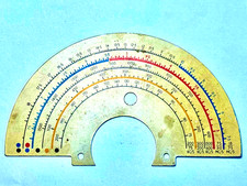 RAF WW2 R1155 RECEIVER TUNING DIAL PLATE,
