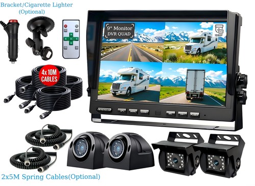 Monitor dvr 4x1080p rear - 4x1080p,