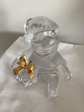 Lenox Disney Winnie the Pooh Christmas Bear & Lead Crystal Figure Paperweight