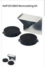 NEFF Z5138X5 Recirculation Kit for Cooker Hood | Charcoal Filter + Duct Set |New
