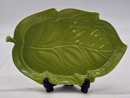 Carlton ware green leaf - carlton, plate
