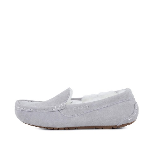 Evelyn grey sheepskin - evelyn, moccasin