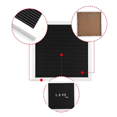Letter board 25cmx25cm plastic - board,