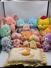 Vtg Care Bears Plush Lot Of 13