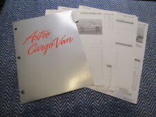 1992 CHEVROLET ASTRO CARGO VAN