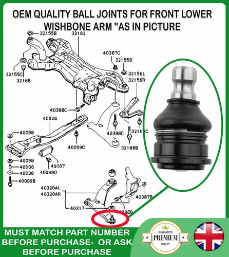 Ball joint for control - for,