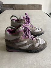 Reebok Hexalite 90s Vintage Suede Hiking Boots Size 6.5 Purple Grey