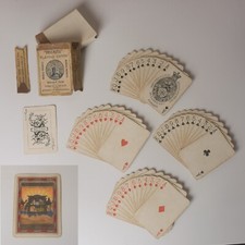 1920s? La Rue Pneumatic Playing Cards P&O India Line Eastern Highway + Tatty Box