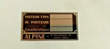 Nameplate Renault Alpine A110