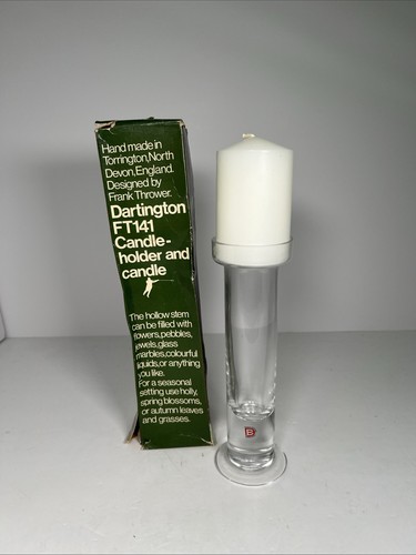 Dartington glass candle - glass,