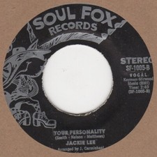 Jackie Lee Your Personality Soul Fox Soul Northern Motown