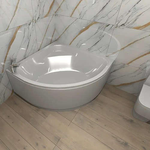 1350mm corner bath front - bath, &