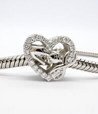 Infinite Love Heart Charm Bead